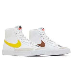 Nike Blazer Mid ‘77 GS - White Pecan Vivid Sulfur